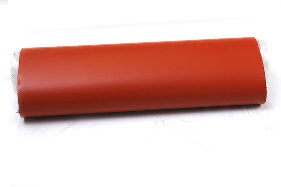 Isı Direnci ile Kırmızı Silikon Kauçuk Kaplı Fiberglas Kumaş