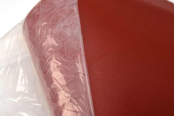 0.8mm Isı Yalıtım Kumaşı Silikon Kauçuk Kaplama Fiberglas Kumaş