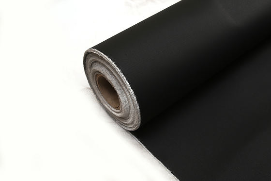 Gri Silikon Kaplı Fiberglas Kumaş Isı Yalıtım Malzemesi 0.85mm