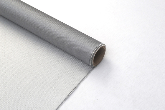 Paslanmaz Çelik Tel M850 1 Taraflı 120gsm Gri Silikon Kaplama, Kaldırma Ceketi ve Duman Perdesi İçin Kullanılan