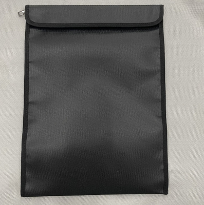Silikon Kaplı Fiberglas A4 Yanmaz Nakit Çanta Para Nakit Zarfı 13.4 X 9.8 İnç