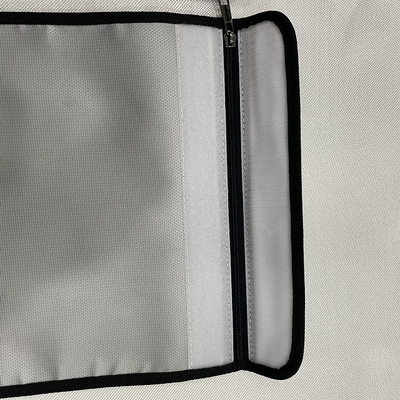 Silikon Kaplı Fiberglas A4 Yanmaz Nakit Çanta Para Nakit Zarfı 13.4 X 9.8 İnç