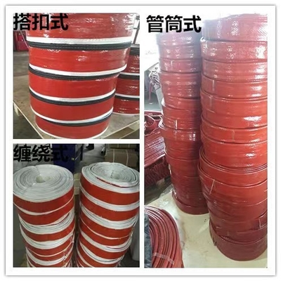 Isıya Dayanıklı Silikon Kauçuk Fiberglas Kılıf Yüksek Sıcaklık Yangın Kovanları