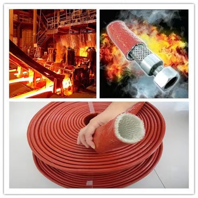Fren Hatları Silikon Reçineli Örgülü Silikon Kauçuk Fiberglas Kılıf