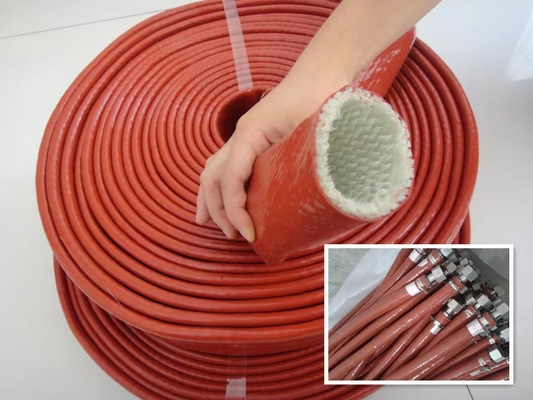 Fren Hatları Silikon Reçineli Örgülü Silikon Kauçuk Fiberglas Kılıf