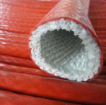 Alev Direnci Silikon Kauçuk Kaplı Fiberglas Kılıf Isı Yalıtımı