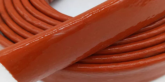 Silikon Kaplı Fiberglas Yüksek Sıcaklık Tel Kol Egzoz Yalıtımı Isı Kalkanı