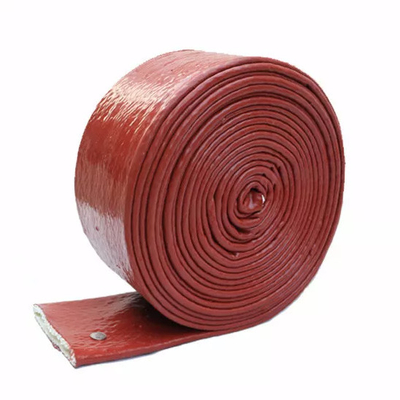Silikon Kaplı Fiberglas Yüksek Sıcaklık Tel Kol Egzoz Yalıtımı Isı Kalkanı
