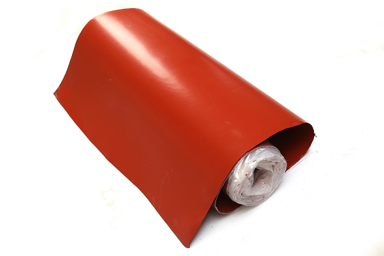 E Cam / C Cam Tek Tarafı Silikon Kaplı Fiberglas Kumaş İzolasyon Yangına Dayanıklı
