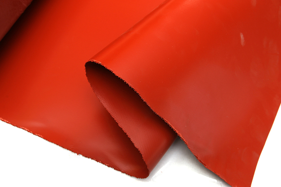 Yangın Perdesi ve Esnek Derz İçin Silikon Kaplı Yüksek Sıcaklık Fiberglas Kumaş