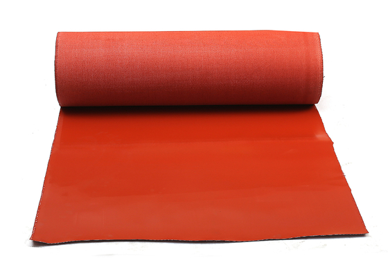 Yanmaz Silikon Kaplı Fiberglas Kumaş Kırmızı