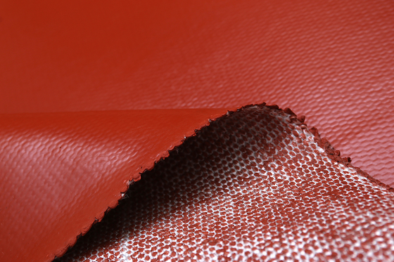 Kaynak Battaniyesi için 1.3mm Yanmaz Silikon Kaplı Fiberglas Kumaş